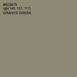 #8C8975 - Granite Green Color Image